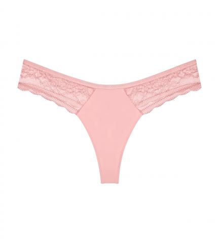 TRIUMPH_Comfort Allure String_Strawberry cream_80 zł